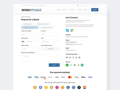 Contact Us bitcoin contact crypto freelance payment payment methods project skype social media us