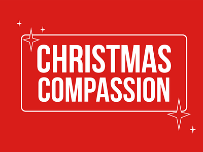 Christmas Compassion campaign christmas church design local missions print