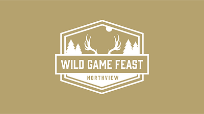 Wild Game Feast digital design event hunting logo men ministry