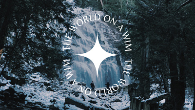 The World on a Wim adventure blog badge design brand design branding graphic design travel blog visual identity