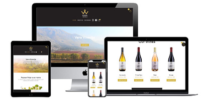 Vera Winery's Website Upgrade branding graphic design ui