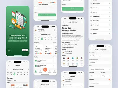 Mobile App Design - Task management app app design management app mobile app mobile app design project project planning app project reminder app project tracking app task task app task management app task reminder app task scheduling app to do to do list app to list ui ui design ux ux design