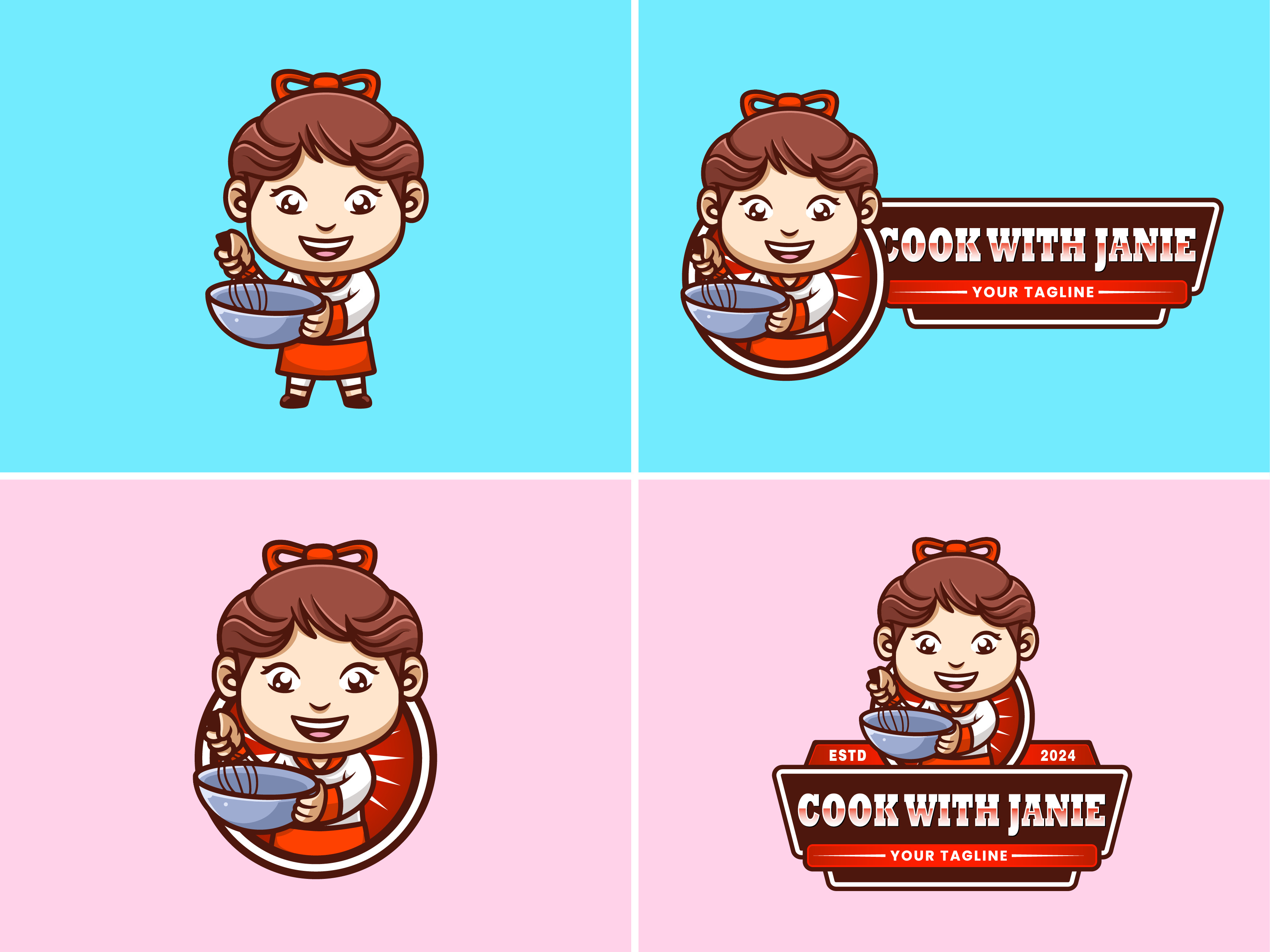 Example of Mascot Logo For Business