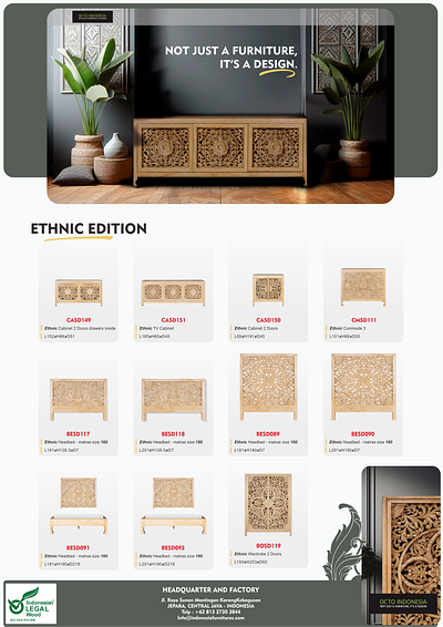UI Design to PT. OCTO INDONESIA 3d catalog design furniture graphic design ui uiux