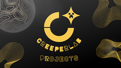 CreeperLAB banner branding graphic design logo