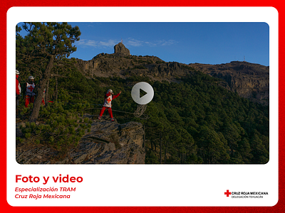 Video y foto | TRAM | Cruz Roja Mexicana citlaltépetl cruz roja mountain photo pico de orizaba red cross rescue video volcan