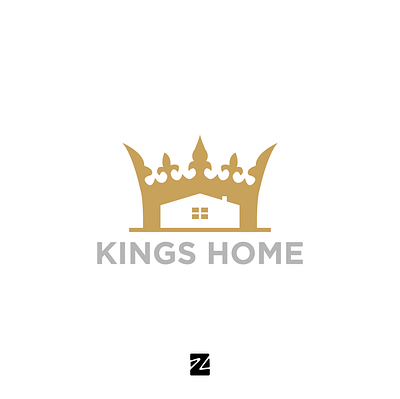 Kings Home Logo branding design graphic design home house kings kings home logo logo logos logotype simple logo vector