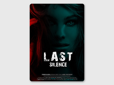 Movie Poster Design - Last Silence design poster graphic design movie poster poster poster design poster film poster movie