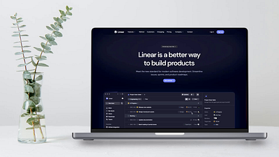 Linear Website Home Page Clone graphic design landing page ui ux web design website