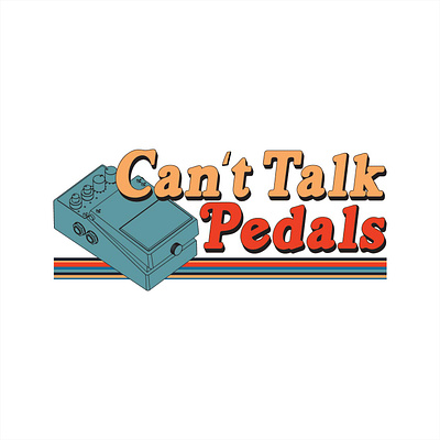 Can't Talk Pedals logo adobe creative suite adobe illustrator graphic design logo logo design