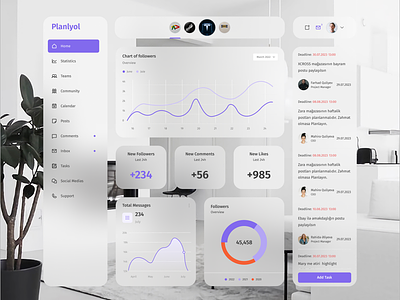 Planlyol - Social Media Scheduler UI/UX Web App Design app planner post site smm smm app social media planner social media scheduler vision app pro app design vision pro vision pro app web web app web design web site webapp