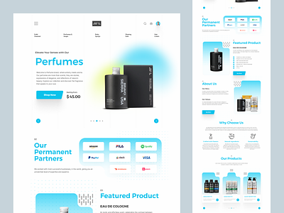 Bravo Sierra - Shopify Website for Perfume and Cosmetics design ecommerce homepage landing landing page one product store one product website organic perfume product landing product page shopify single product ui web web design webdesign website