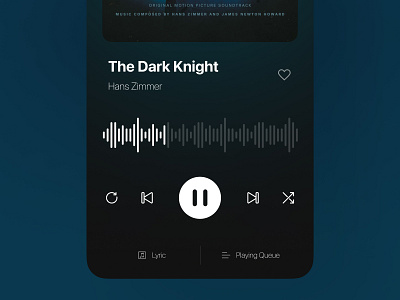Daily UI 009 Music Player ambient ambient mode app app player daily ui design minimal minimal design modern modern design music music app music application music player player ui user interface