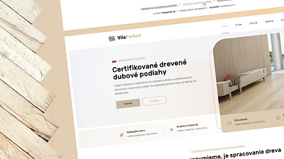 VilaParket - Web design design graphic design parquet ui ux webdesign