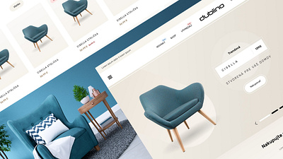 Dublino - Web design design ecommerce furniture graphic ui ux webdesign