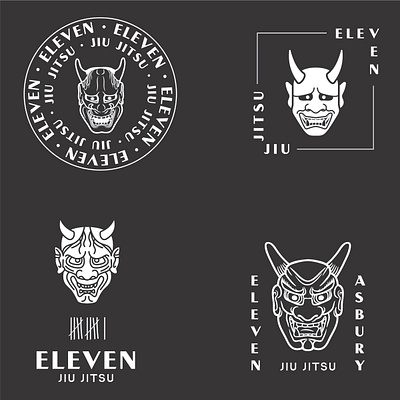 ELEVEN JIU JITSU branding design graphic design identity illustrated illustration logo vector