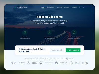 RT Investments website redesign energetics ui