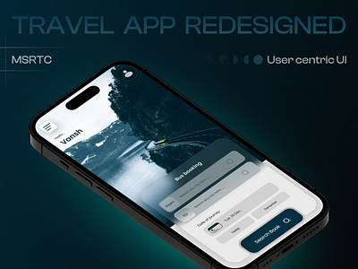 UI Redesigned / MSRTC app design branding mobile design redesigned redesigning user interface travel app ui uiux user experience user interface user interface design ux