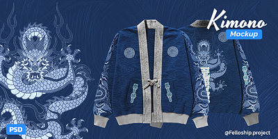 FREE Kimono Jacket Mockup 2024 download free free psd japan kimono mockup psd