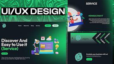 UI/UX MINIMALIST ART DESIGN 3d animation branding graphic design logo motion graphics ui