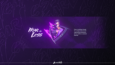 IFEARLESS TWITCH PACKAGE gamer identity logo mascot stream streamer streamer identity streamer mascot streaming twitch twitch brand twitch identity twitch package