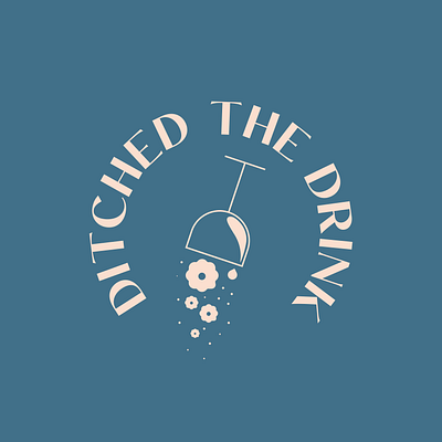 Ditched the Drink Logo brand identity branding graphic design logo logo design