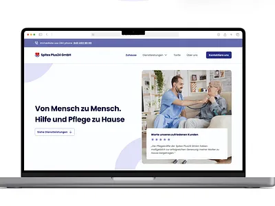 Swiss Home Nursing Responsive Web responsiveweb ui ux webdesign