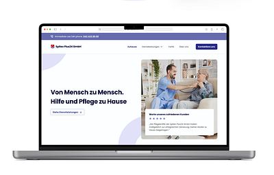 Swiss Home Nursing Responsive Web responsiveweb ui ux webdesign