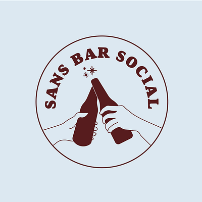 Sans Bar Social brand design brand identity branding logo logo design