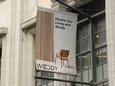 Woody - Brand Implementation brand brand guideline brand implementation branding branding design colors furniture graphic design interior logo logo inspiration logo mark luxury mockup modern logo pattern product product design typography visual identity