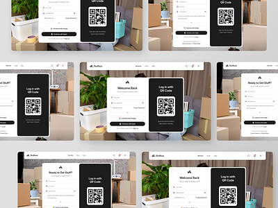 Stuffsus - Login & Sign up account create design ecommerce landing page log in login online shop page pop up register registration shoping sign in sign up ui ux web web design website