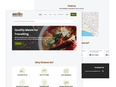 Ackee Seed Restaurant Web Design app branding ui web