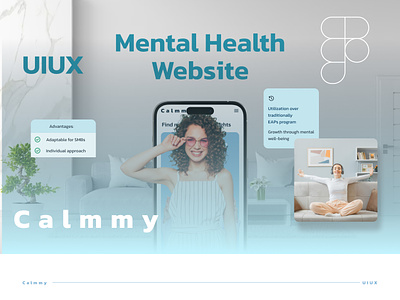 Mental Health| Medical| clinic Website clinic website design doctor website figma hospital hospital website interactive design landing page medicine website mental mental health website mental service mental website minimal pharmacy website ui uiux ux website design