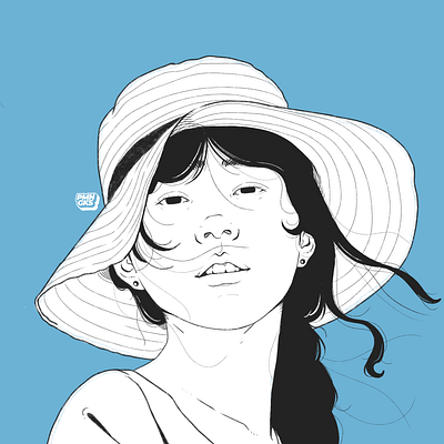 this Heat feels like summer art digital artwork digital painting digital portraits illustration illustration portraits ilustrasi portraits art vector art vector portraits