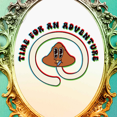 Time For An Adventure 🍄 adobe illustrator adobe photoshop graphic design graphic designer illustration illustrator logo mockup mushroom psychedelic mushroom rubber hose shroom time for an adventure visual design visual designer