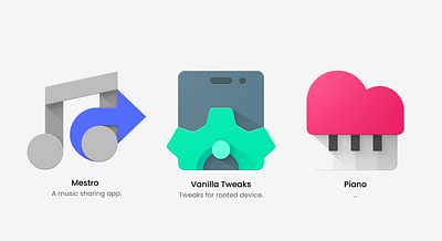 from the vault. icon logo material design