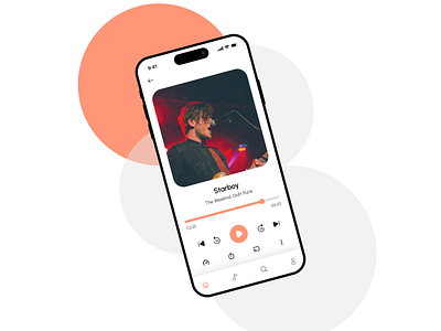 Music Player Mobile UI Design mobileui musicplayer ui uidesign welldux