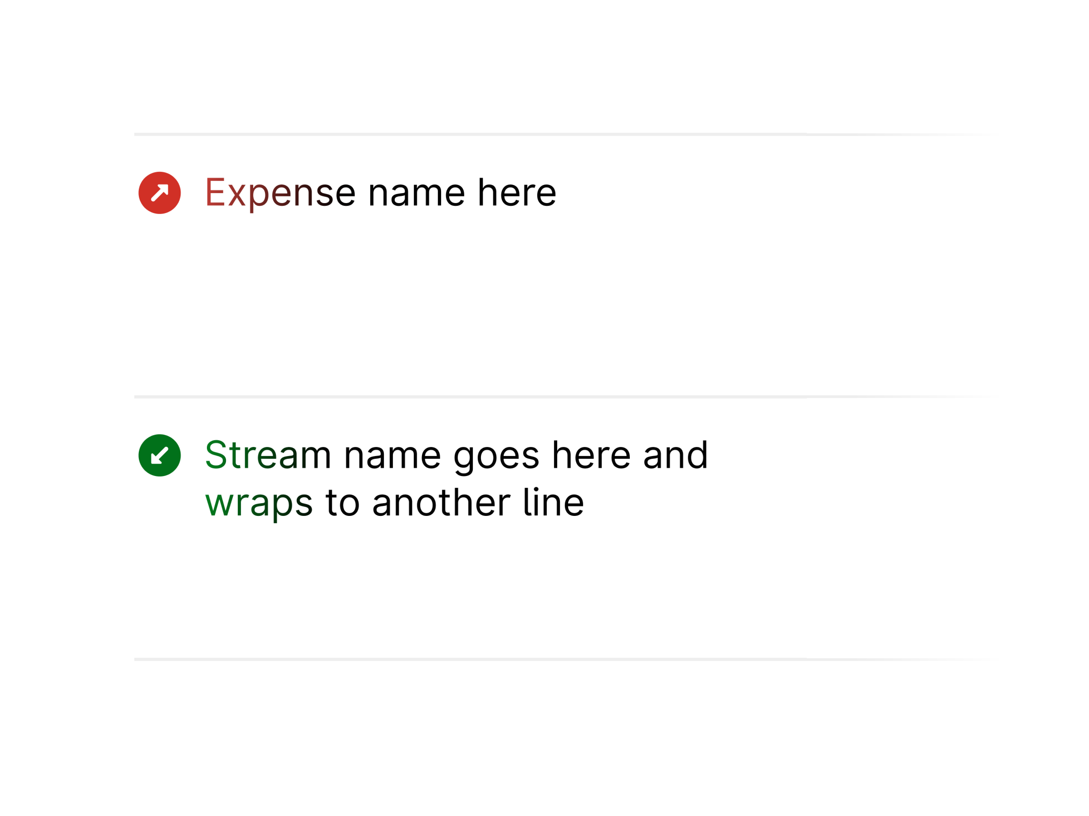 Reflective surface on text text ui