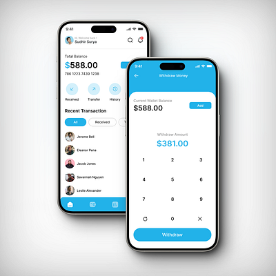 Banking 💳 Mobile App UIUX Design app design file manger app design ui ux