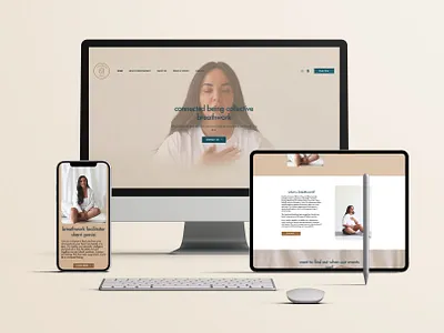 Connected Being Co Ui Design branding figma graphic design logo techuptodate ui uidesign uiux