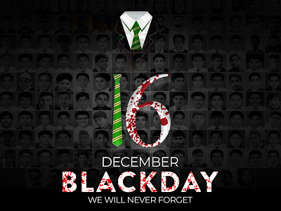 BlackDay | 16 Dec 16 dec 2016 aps peshawar blackday graphic design peshawar aps attack post