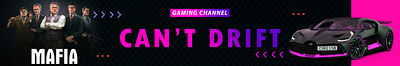 Gaming Channel YT Cover Design cover design designing graphic design illustrator logo photoshop youtube cover design yt cover