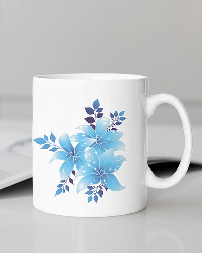 Birth Month Flower Mug Print