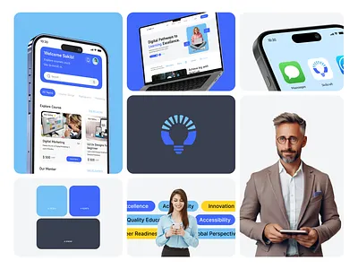 E learning branding, App design and landing page app branding app design branding corporate branding course app course branding course landing page e learning app e learning logo e learning website education app education branding education landing page education logo learning app professional branding website branding