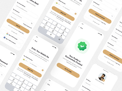 User login flow UI design android animation app app design clean app design clean website design designer99studio dribble graphic design ios login process login signup mobile app modern app design ui user login flow