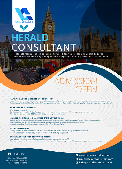 Herald Consultant Post Design editing poster socialmedia