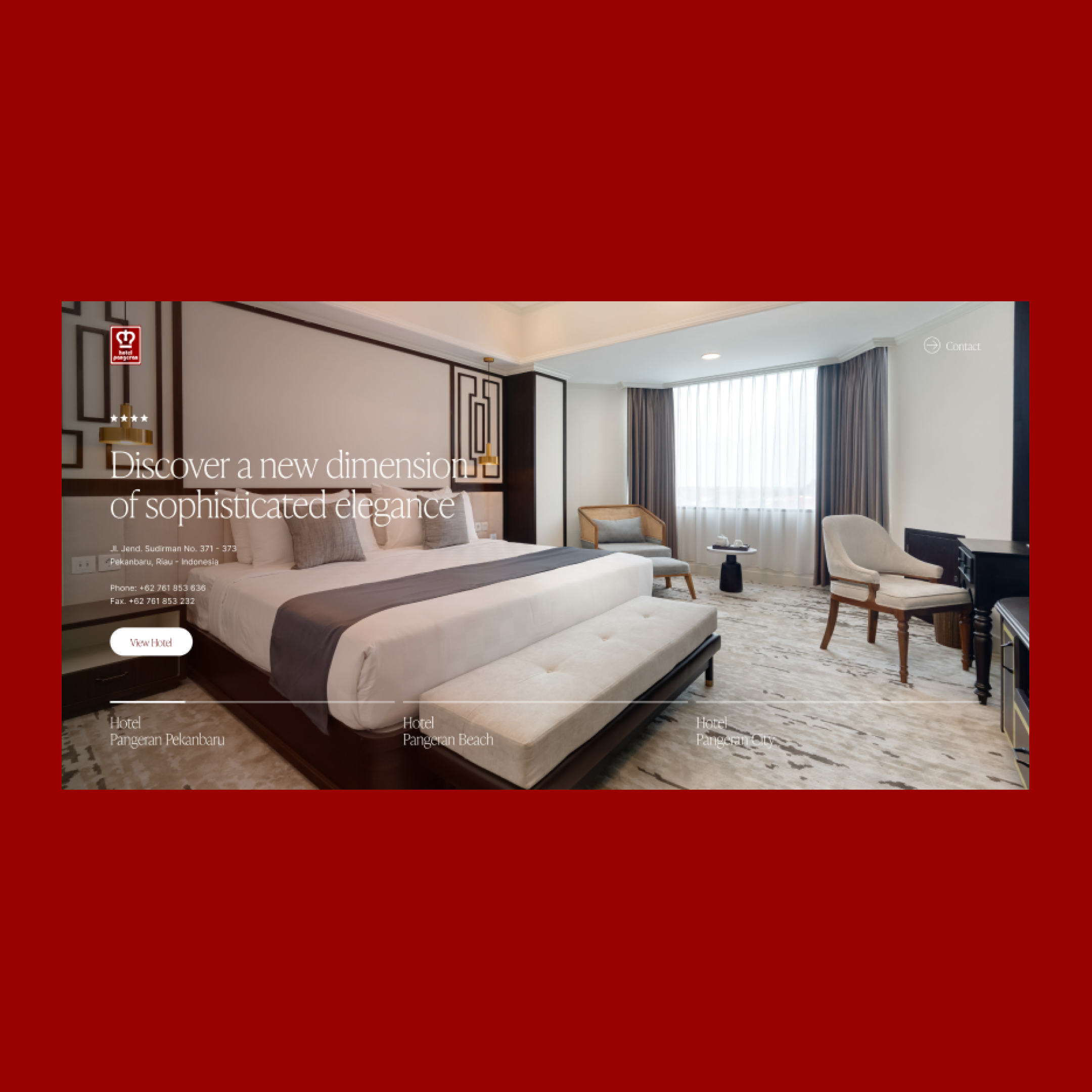Web Design - Hotel creative agency figma hotel typography ui ux web design web redesign website design