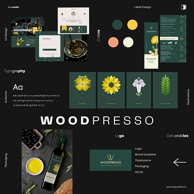 Woodpresso app branding des design graphic design illustration logo typography ui ux