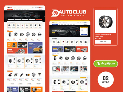 AutoClub – Spareparts, Garage Equipment Stores – eCommerc Theme autoclub automotive autoparts cars ecommerce illustration mega multipurpose opencart prestashop shopify spareparts sports template templatetrip theme woocommerce wordpress