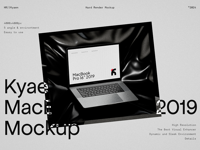 Kyaen - Macbook Pro Mockup branding macbook macbook mockup mockup template web design